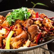 Deep Fried Pork Trotters in The Dry Pot 干锅猪蹄