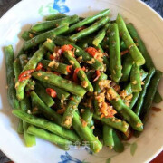 Stir Fried Green Beans with Pork Mince &amp; Dried Shrimps 干煸四季豆