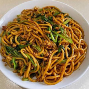 Stir Fried Noodles with XO Sauce XO粗炒面