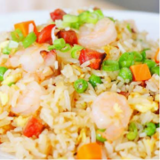 Yangzhou Fried Rice with Ham and Baby Prawn 扬州炒饭
